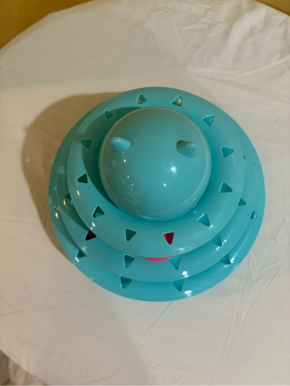 Cat toy cat turntable ball three-layer cat tower
